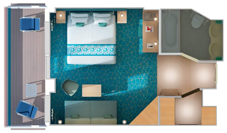 Carnival Panorama Cloud 9 Spa Suite (SS) floor plan, photo 1 of 2 Carnival Panorama Cloud 9 Spa Suite (SS) floor plan, photo 1 of 2