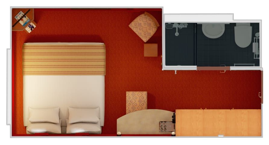 Carnival Elation Interior (4A) floor plan, photo 4 of 4