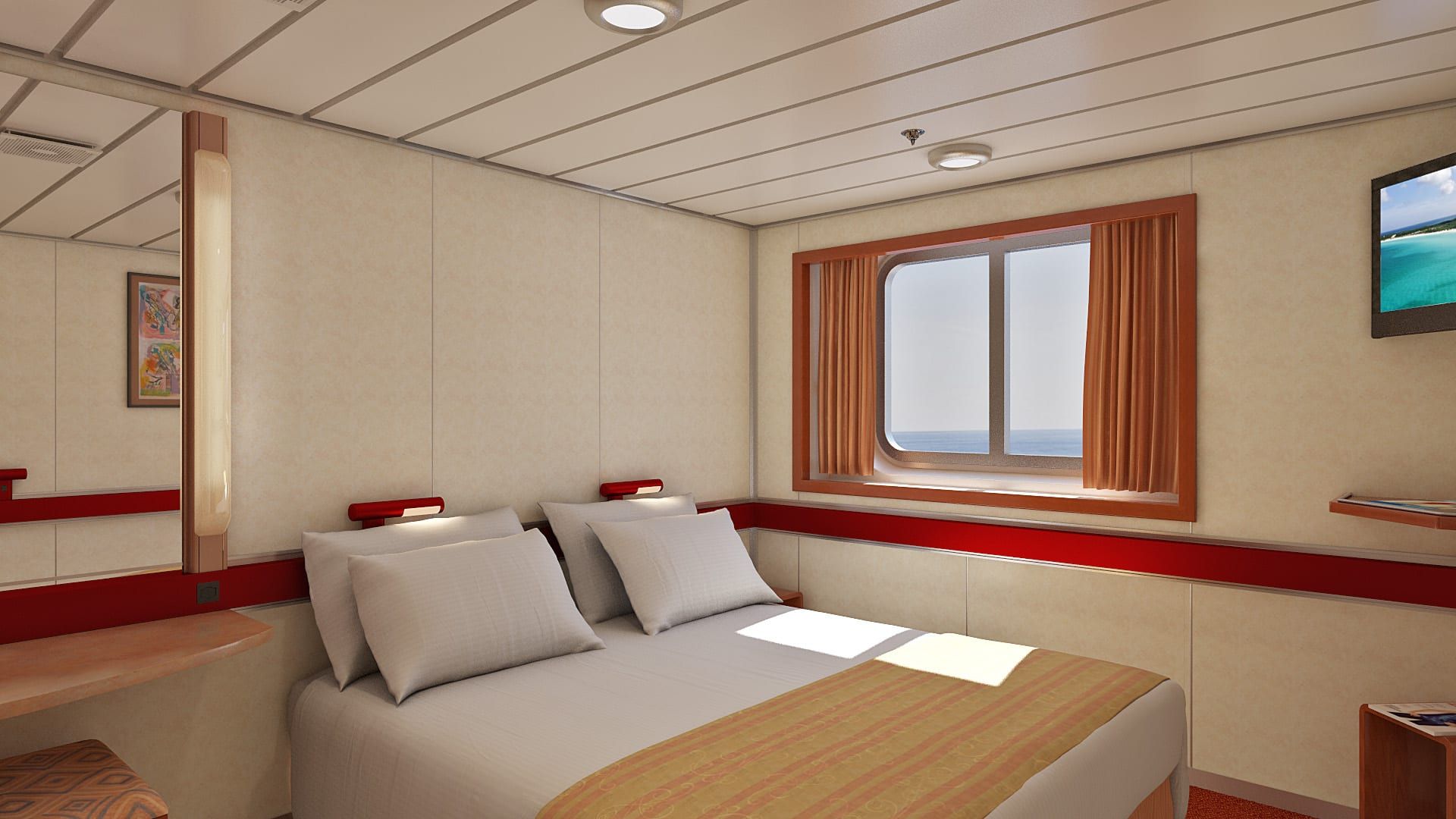 Carnival Elation Ocean View - Accessible (6E) cabin