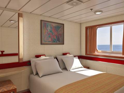 Carnival Elation Ocean View (6B) cabin, photo 3 of 4 Carnival Elation Ocean View (6B) cabin, photo 3 of 4