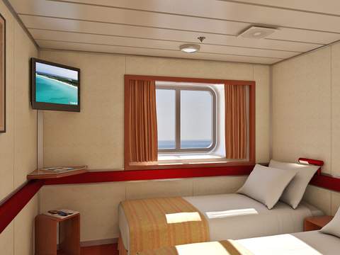 Carnival Elation Ocean View (6B) cabin, photo 4 of 4 Carnival Elation Ocean View (6B) cabin, photo 4 of 4