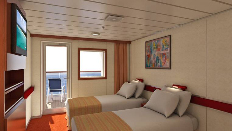 Carnival Elation Aft-View Extended Balcony (8M) cabin, photo 3 of 4