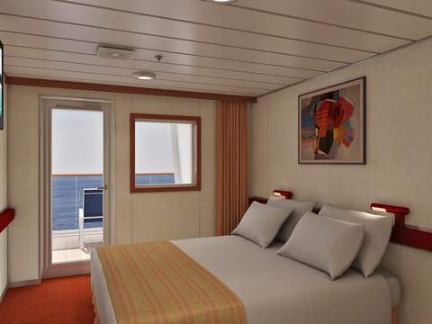 Carnival Elation Aft-View Extended Balcony (8M) cabin, photo 4 of 4