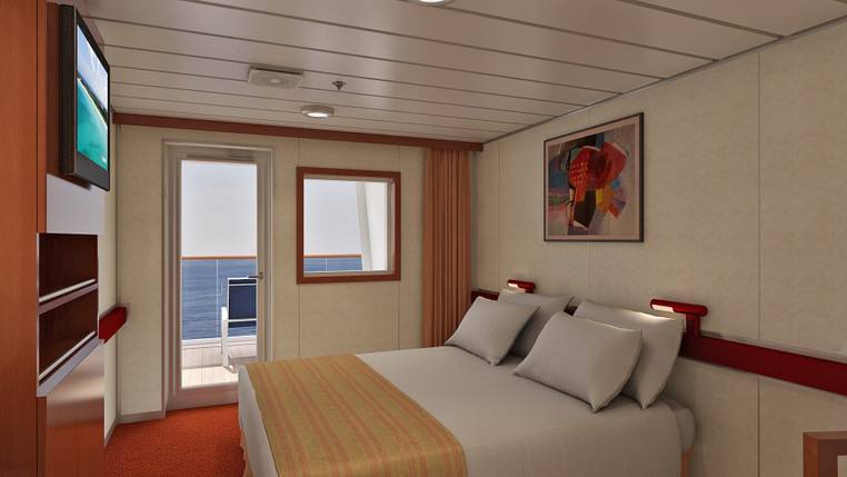 Carnival Elation Aft-View Extended Balcony (8M) cabin, photo 4 of 4