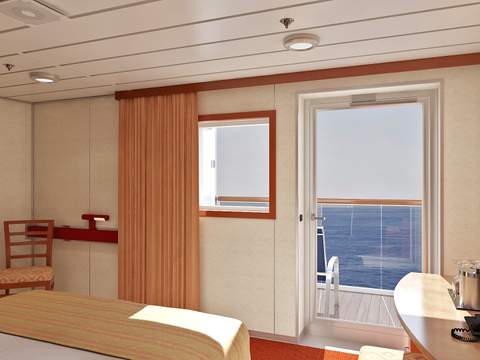 Carnival Elation Balcony - Accessible (8B) cabin, photo 2 of 2