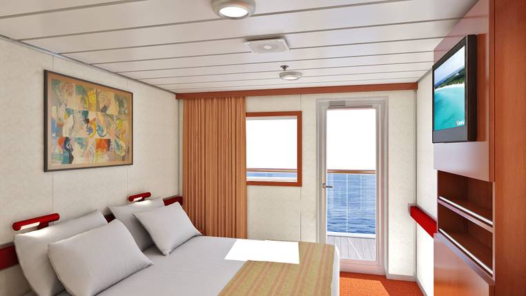 Carnival Elation Balcony (8B) cabin