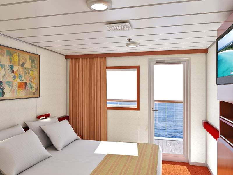 Carnival Paradise Balcony (8B) cabin Carnival Paradise Balcony (8B) cabin