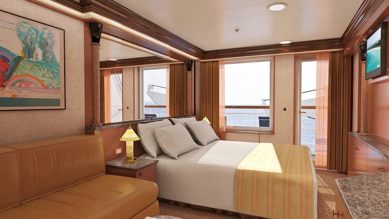 Carnival Elation Junior Suite (JS) cabin, photo 2 of 2