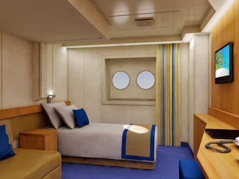 Carnival Sunshine Interior Upper/Lower (1A) cabin, photo 2 of 3