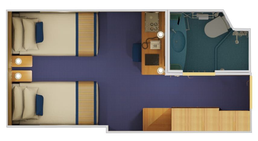 Carnival Sunshine Interior (4B) floor plan, photo 2 of 2