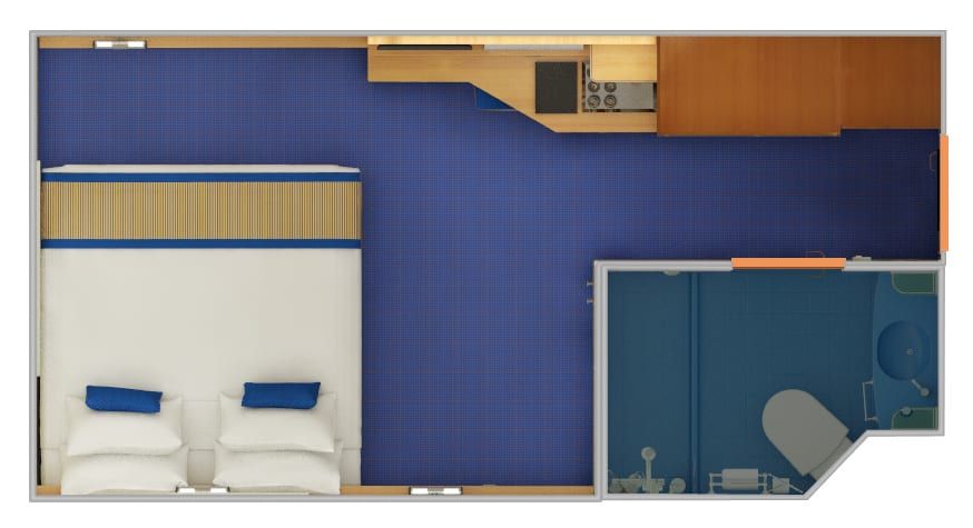 Carnival Sunshine Interior (4B) floor plan, photo 1 of 2