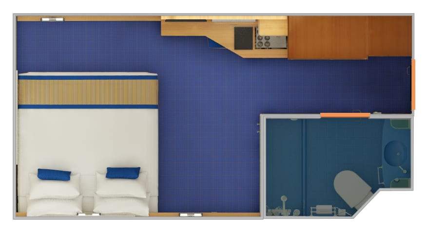 Carnival Sunshine Interior (4B) floor plan, photo 1 of 2 Carnival Sunshine Interior (4B) floor plan, photo 1 of 2