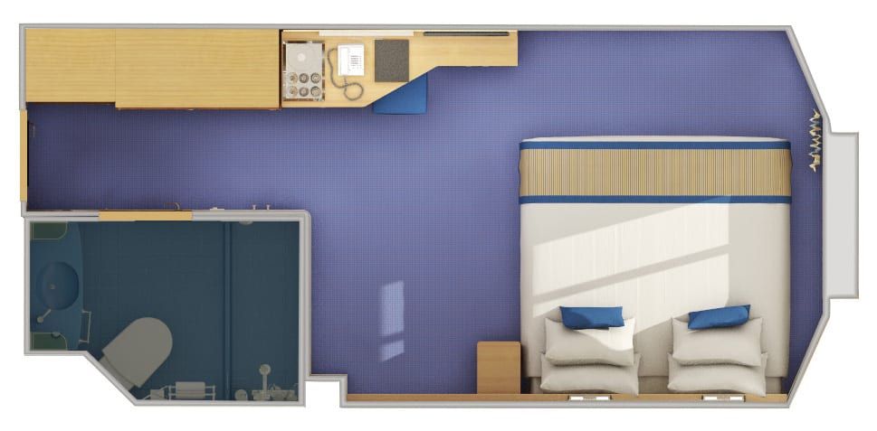 Carnival Sunshine Interior with Picture Window (Obstructed View) (4J) floor plan, photo 1 of 3