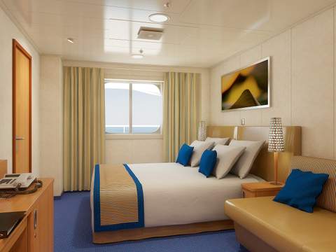 Carnival Sunshine Interior with Picture Window (Obstructed View) (4J) cabin, photo 3 of 3 Carnival Sunshine Interior with Picture Window (Obstructed View) (4J) cabin, photo 3 of 3