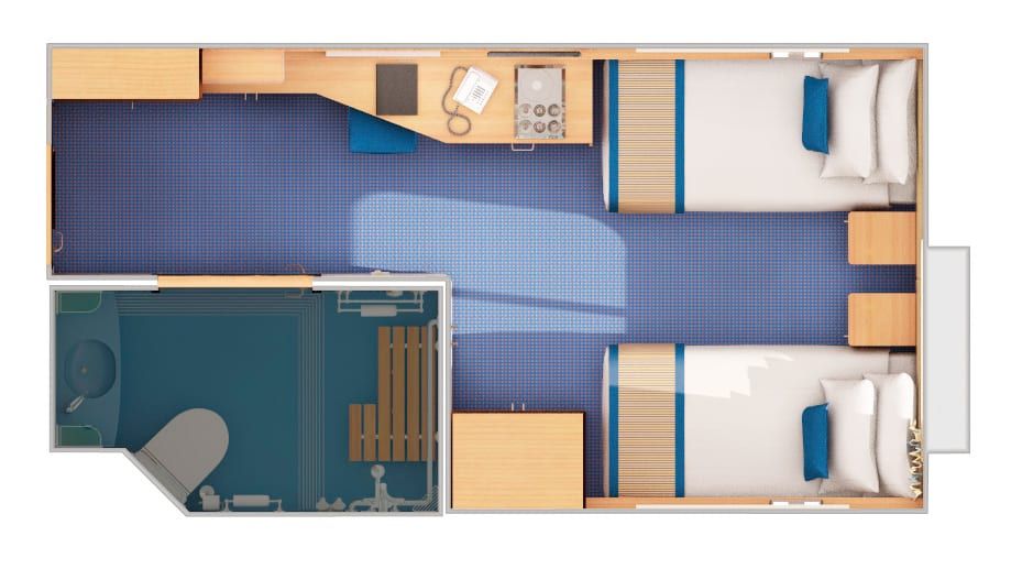 Carnival Sunshine Interior with Picture Window (Obstructed View) - Accessible (4J) floor plan, photo 1 of 3
