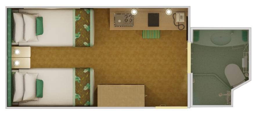 Carnival Sunshine Cloud 9 Spa Interior (4S) floor plan, photo 1 of 2 Carnival Sunshine Cloud 9 Spa Interior (4S) floor plan, photo 1 of 2