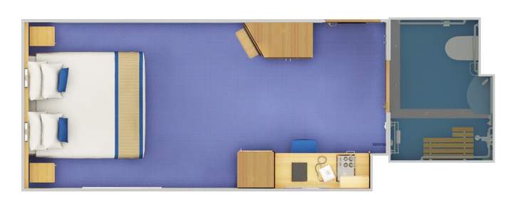 Carnival Sunshine Interior - Accessible (4F) floor plan, photo 1 of 2 Carnival Sunshine Interior - Accessible (4F) floor plan, photo 1 of 2