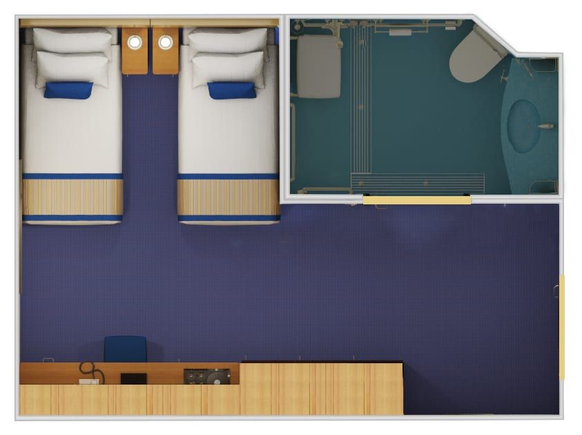 Carnival Sunshine Interior - Accessible (4G) floor plan, photo 1 of 2