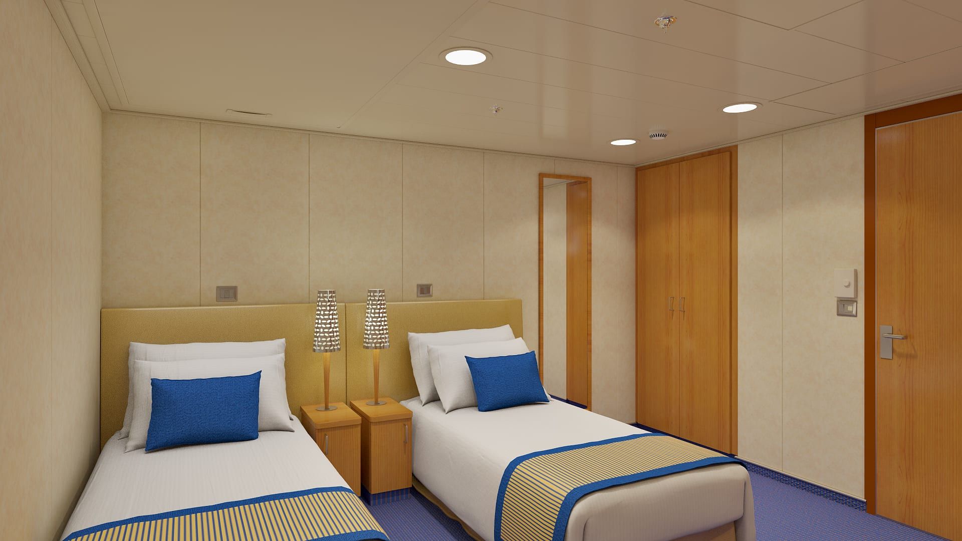 Carnival Sunshine Interior - Accessible (4C) cabin, photo 2 of 2