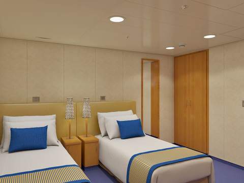 Carnival Sunshine Interior - Accessible (4C) cabin, photo 2 of 2