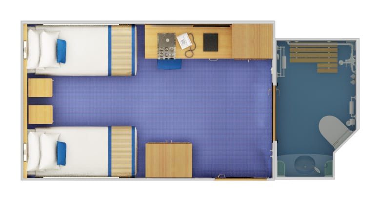 Carnival Sunshine Interior - Accessible (4F) floor plan, photo 2 of 2