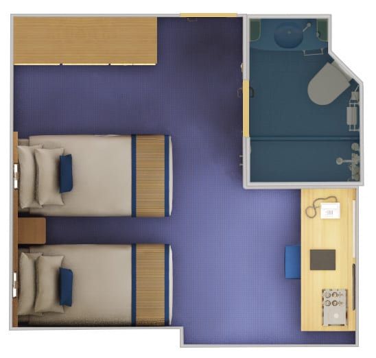 Carnival Sunshine Interior (4E) floor plan, photo 2 of 3