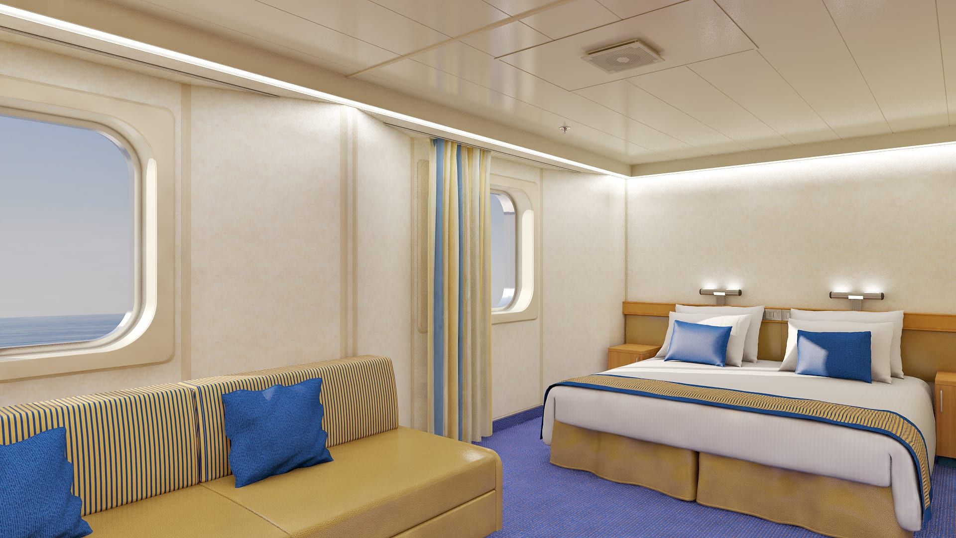 Carnival Sunshine Ocean View - Accessible (6B) cabin