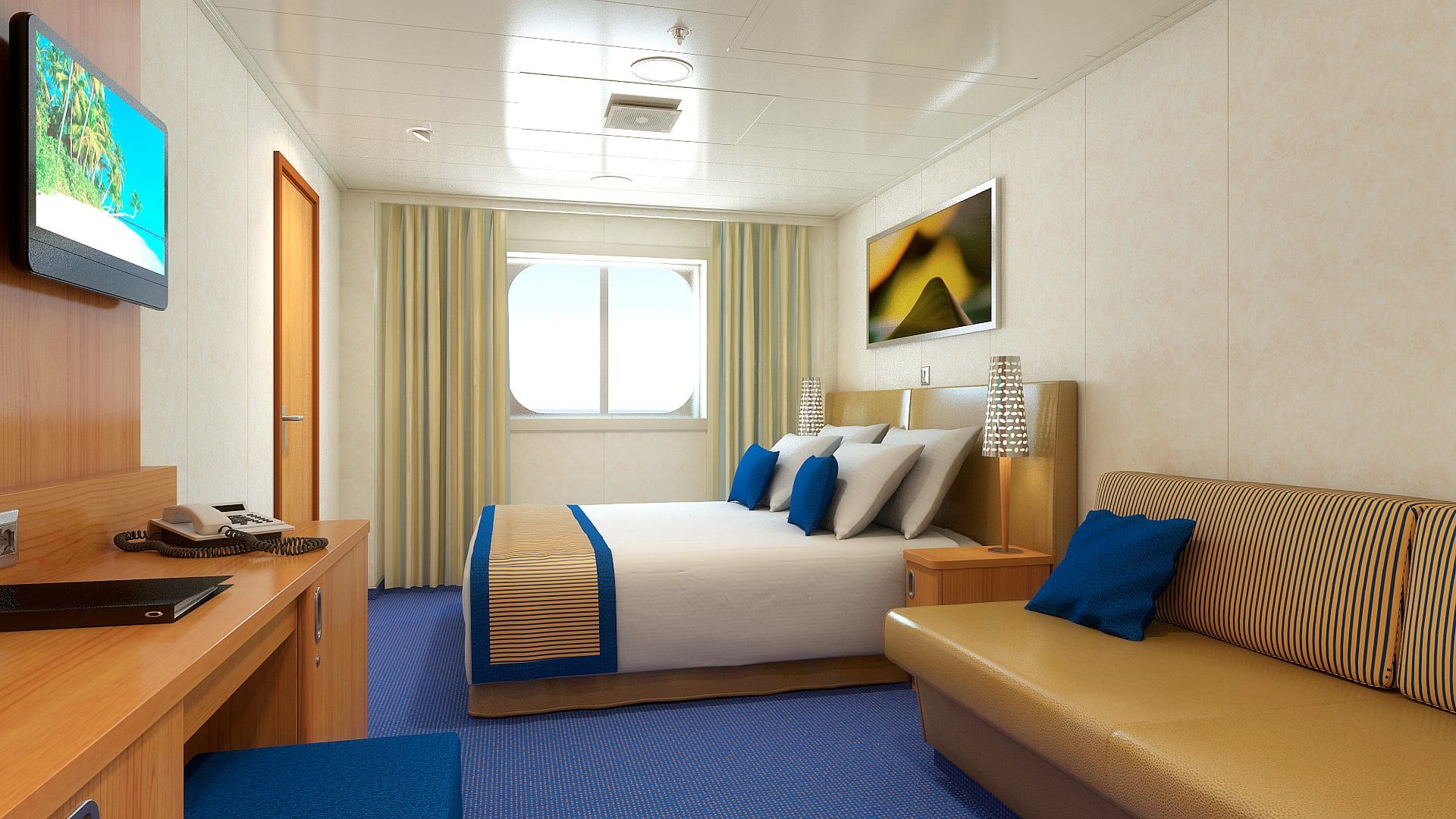 Carnival Sunshine Ocean View (6D) cabin, photo 2 of 2