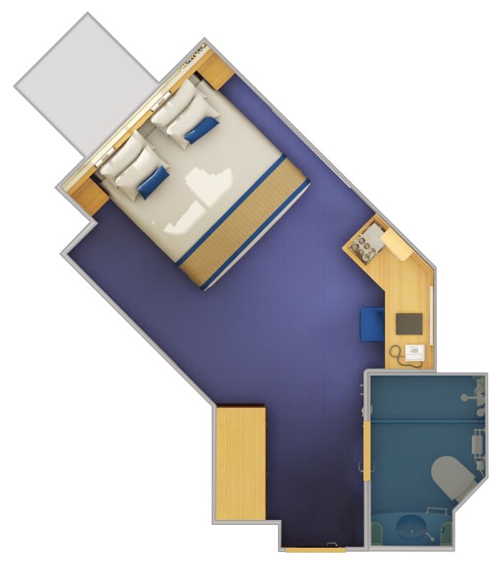 Carnival Sunshine Ocean View (6B) floor plan, photo 2 of 4