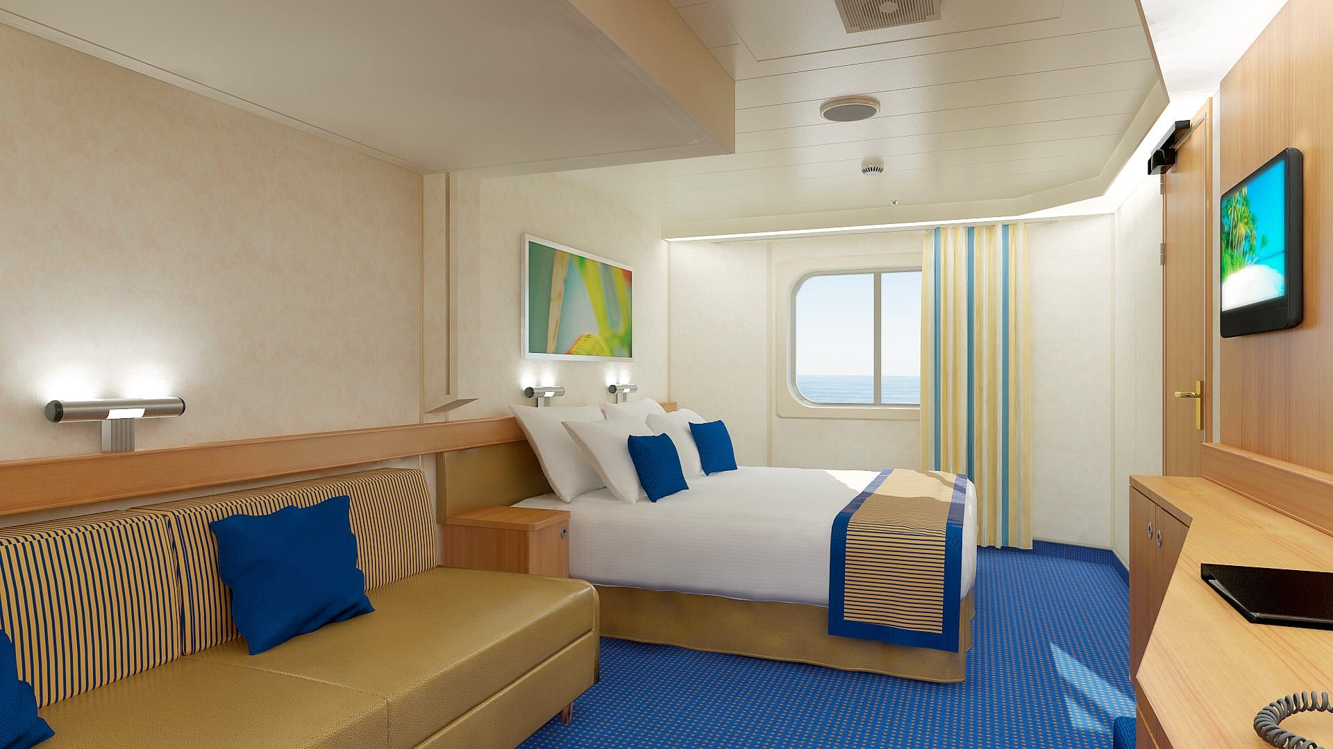 Carnival Sunshine Ocean View (6B) cabin, photo 3 of 5
