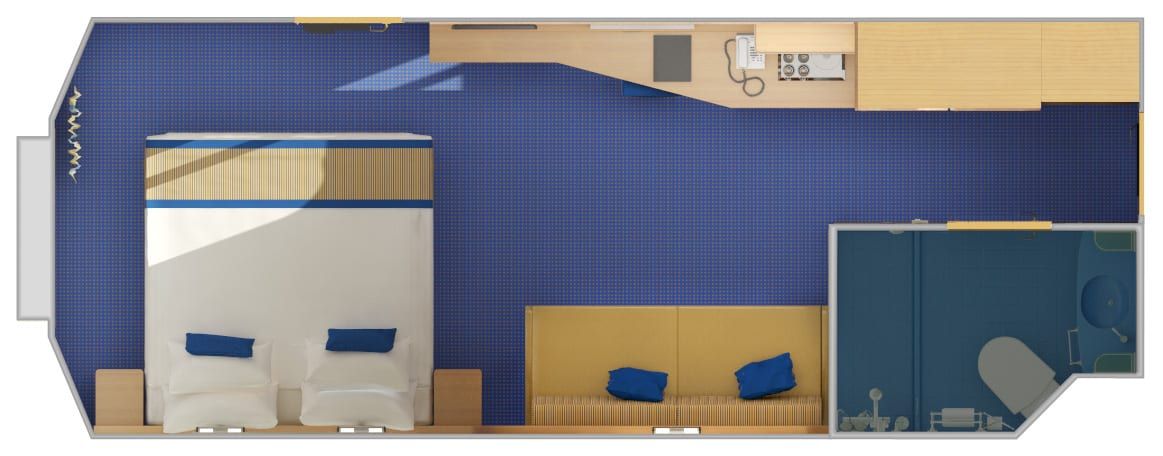 Carnival Sunshine Ocean View (6A) floor plan