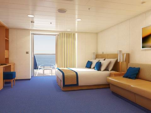 Carnival Sunshine Aft-View Extended Balcony - Accessible (8M) cabin Carnival Sunshine Aft-View Extended Balcony - Accessible (8M) cabin