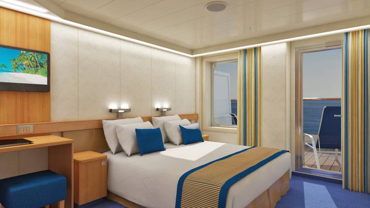 Carnival Sunshine Aft-View Extended Balcony (8M) cabin, photo 2 of 2