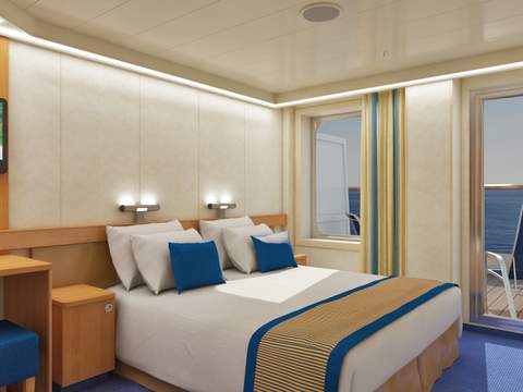 Carnival Sunshine Aft-View Extended Balcony (8M) cabin, photo 2 of 2 Carnival Sunshine Aft-View Extended Balcony (8M) cabin, photo 2 of 2