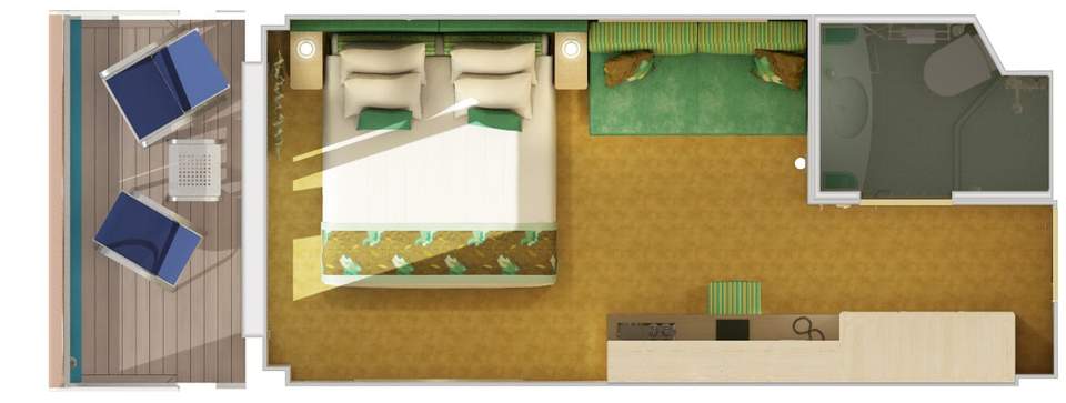 Carnival Sunshine Cloud 9 Spa Balcony (8S) floor plan, photo 1 of 2 Carnival Sunshine Cloud 9 Spa Balcony (8S) floor plan, photo 1 of 2