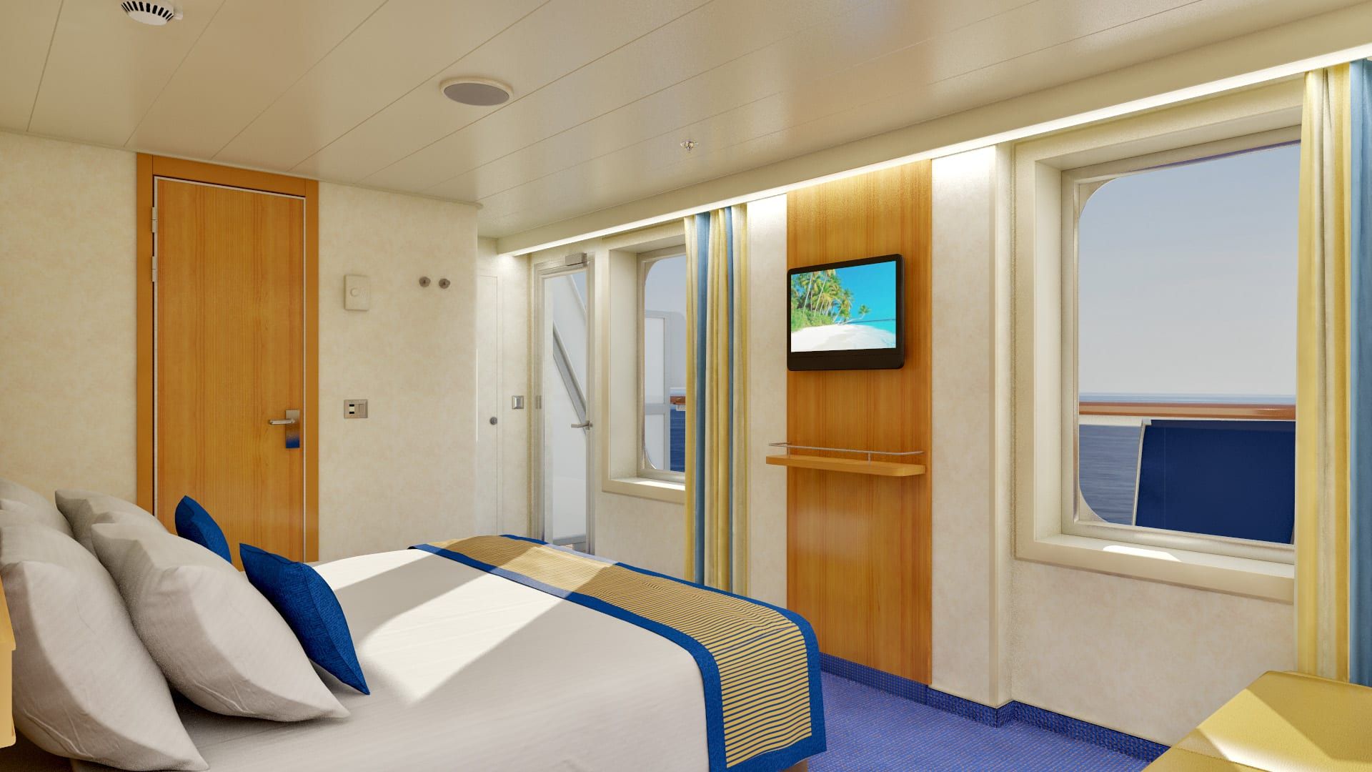 Carnival Sunshine Balcony (8A) cabin, photo 2 of 2