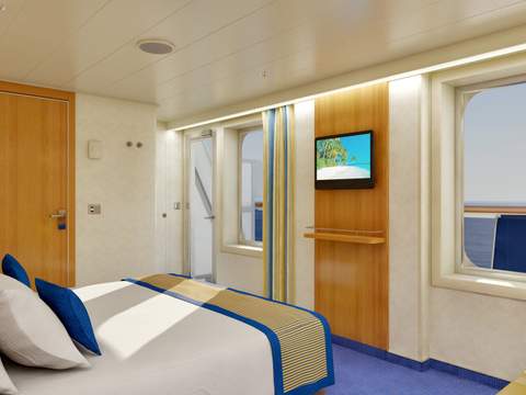 Carnival Sunshine Balcony (8A) cabin, photo 2 of 2