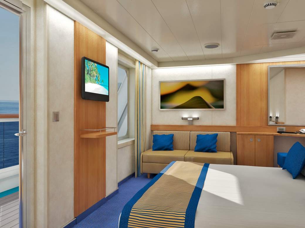 Carnival Sunshine Balcony (8B) cabin