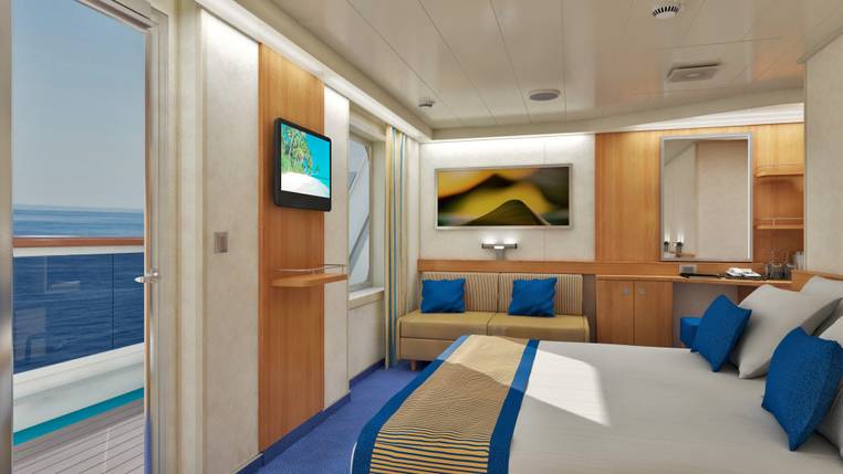 Carnival Sunshine Balcony (8B) cabin