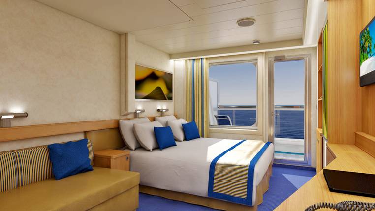 Carnival Sunshine Balcony (8A) cabin, photo 1 of 2