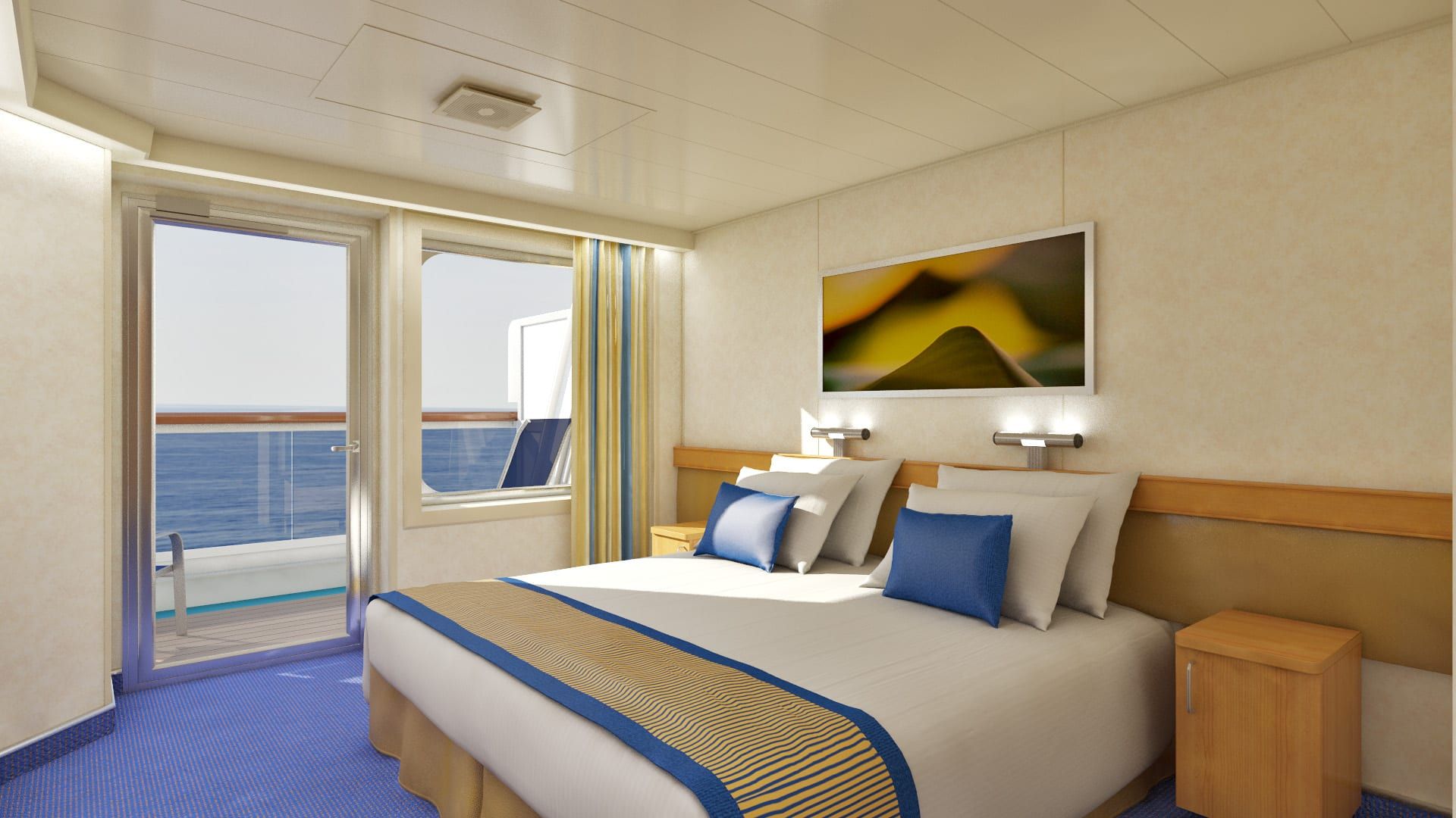 Carnival Sunshine Balcony - Accessible (8A) cabin