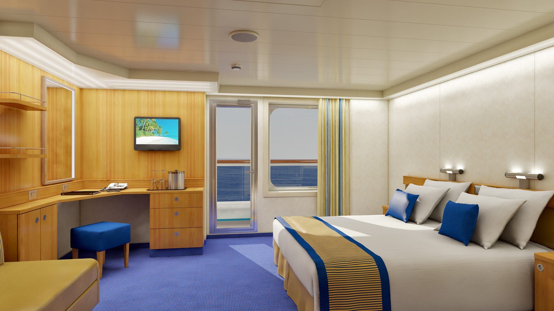 Carnival Sunshine Premium Balcony (9B) cabin