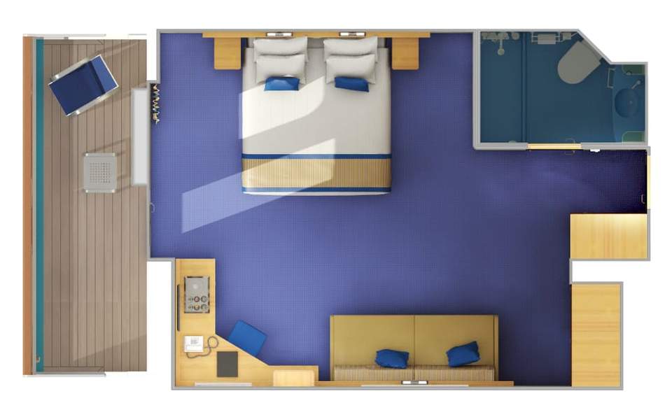 Carnival Sunshine Premium Balcony (9B) floor plan Carnival Sunshine Premium Balcony (9B) floor plan