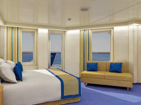 Carnival Sunshine Premium Vista Balcony (9C) cabin, photo 2 of 3 Carnival Sunshine Premium Vista Balcony (9C) cabin, photo 2 of 3