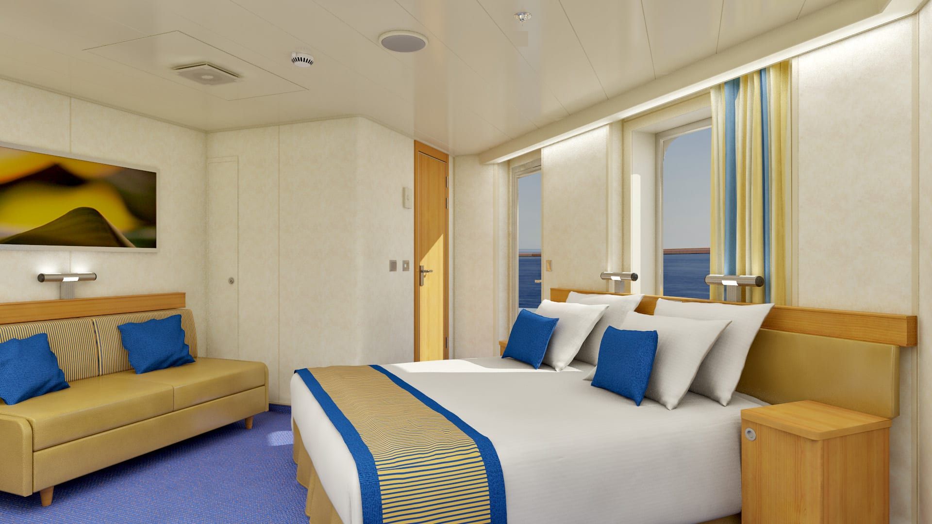 Carnival Sunshine Premium Vista Balcony (9C) cabin, photo 3 of 3