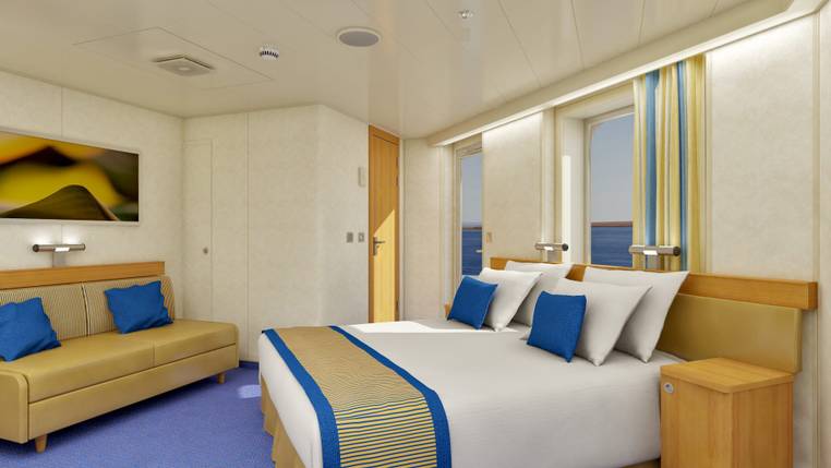 Carnival Sunshine Premium Vista Balcony (9C) cabin, photo 3 of 3