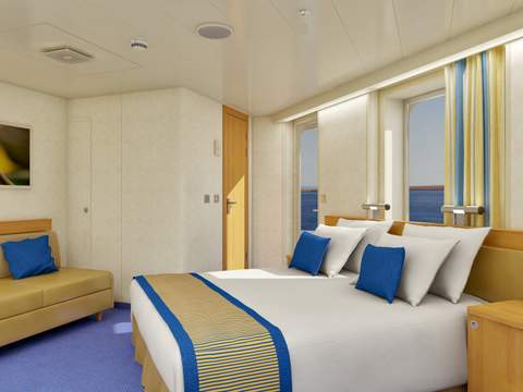 Carnival Sunshine Premium Vista Balcony (9C) cabin, photo 3 of 3 Carnival Sunshine Premium Vista Balcony (9C) cabin, photo 3 of 3