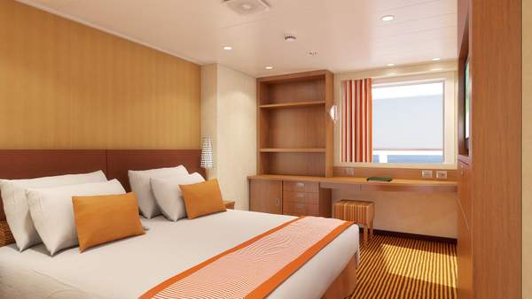 Carnival Sunshine Captain's Suite (CS) bedroom