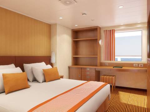 Carnival Sunshine Captain's Suite (CS) bedroom