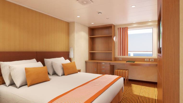 Carnival Sunshine Captain's Suite (CS) bedroom